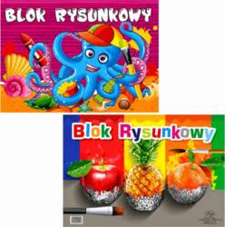 LEAN SCHOOL PROTOS balts zīmēšanas bloks