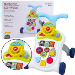 LEAN TOYS Interactive Walker Pusher Steering