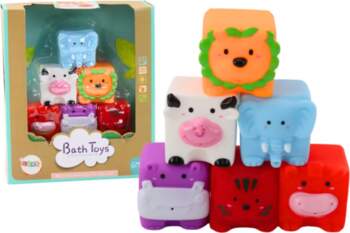 LEAN TOYS Soft Educational Bath Blocks