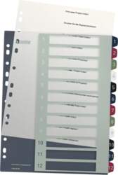 Leitz indekss PC Printable 1-12 Style