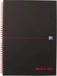 Oxford Office Notebook A4 Squared Black