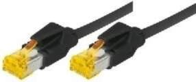 Tecline 72203S Ethernet Patch Cable Melns