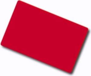 ARTDEV Blank Red PVC Card -