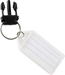 Eichner Key Ring with Clip Black