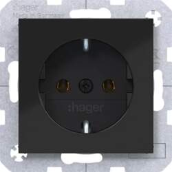 Hager WAS1100BG SCHUKO Socket Type F