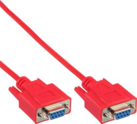 InLine null modema kabelis DP9 sievišķais