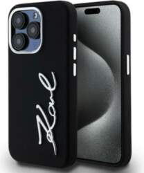 KARL LAGERFELD Silicone Metal Script Logo
