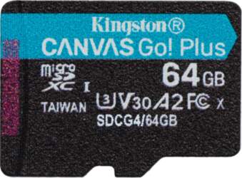 Kingston Technology 64GB microSDXC Canvas Go