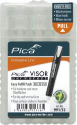 Pica VISOR Permanent Replacement Refills White