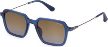 POLICE Men`s Sunglasses SPLL10-520892 Rectangular Black