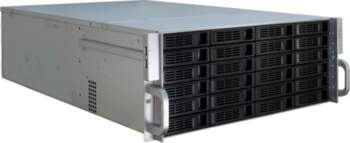 Servera korpuss Inter-Tech 4U-4424 Rack Melns