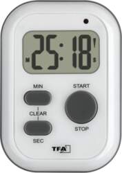 TFA Digital Timer White 38.2053
