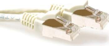 ACT Ivory 3m S/FTP CAT6A patch