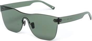 BELSTAFF Women`s FLASH-VERDE Oversized Shield Sunglasses
