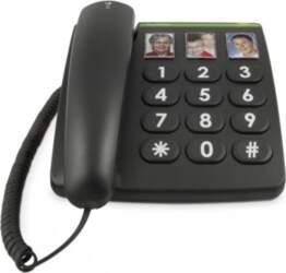 DECT telefons Doro 331ph Melns