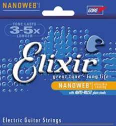 Elixir 12052 Nanoweb Light Electric Guitar
