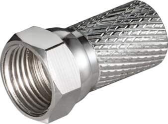 GOOBAY F-Connector 7mm, Silver