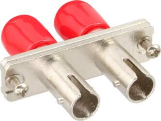 InLine Fiber Optical Adapter Metal Duplex