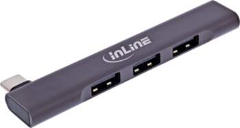InLine Slim USB-C Hub, 4-portu, USB