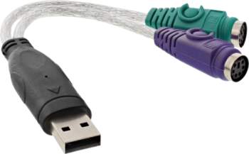 InLine USB uz PS/2 pārveidotājs USB