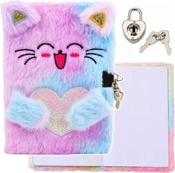 LEAN TOYS Plush Soft Notebook Diary