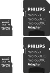 Philips MicroSDXC 2-Pack 64GB Class 10