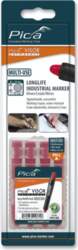 Pica VISOR Permanent Replacement Refills Red