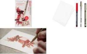 Sakura Samurai Drawing Set Black 6