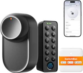 SwitchBot Ultra Touch Bundle Black, Lock