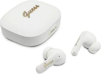 Guess Script Metal Logo True Wireless