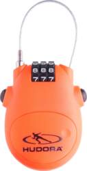 HUDORA Kabeļa slēdzene (Oranža) - 3