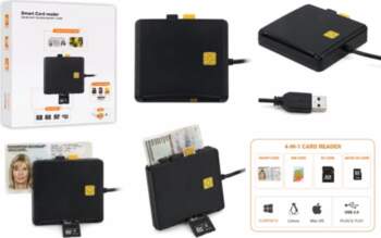 ILike 4-in-1 USB Smart Card Reader