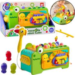 LEAN TOYS Crocodile Interactive Educational Cube