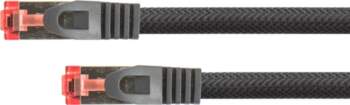 Python 8063PY-003S Ethernet Patch Cable Melns
