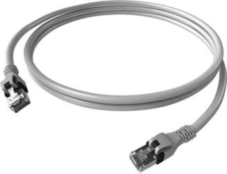 Sacon DualBoot PushPull tīkla kabelis pelēks