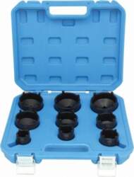 SATRA 9-Piece Grooved Nut Socket Set