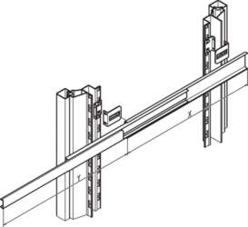 SCHROFF MOUNTING KIT TELESCOPIC SLIDE -