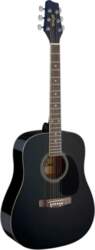 Stagg SA20D BLK Dreadnought akustiskā ģitāra