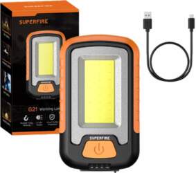 Superfire G21 Workshop Flashlight, 650lm, USB