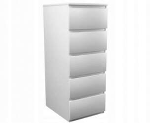 Topeshop W5 BIEL MAT kumode