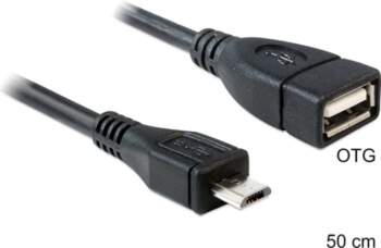USB kabelis DeLOCK 50cm Micro-USB B