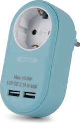 ENTAC Socket Adapter ar 2x USB-A