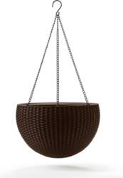 KETER Hanging Sphere Planter brown