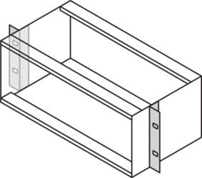 Schroff 24560499 universālie 19" stiprinājuma leņķi