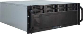 Servera korpuss Inter-Tech 4U-4408 Rack Melns