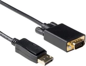 ACT 2m DisplayPort vītņuzgalis uz VGA