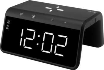 Evelatus Wireless Charging Clock WCC01BK Black
