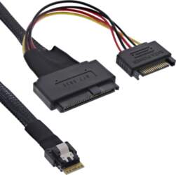 InLine Slim SAS kabelis, SFF-8654 uz