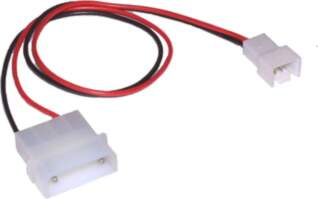 InLine ventilatora sprieguma adaptera kabelis 12V