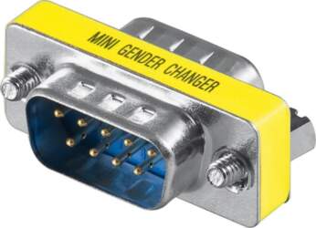 MicroConnect MOD99 DB9 dzimuma mainītājs, zils